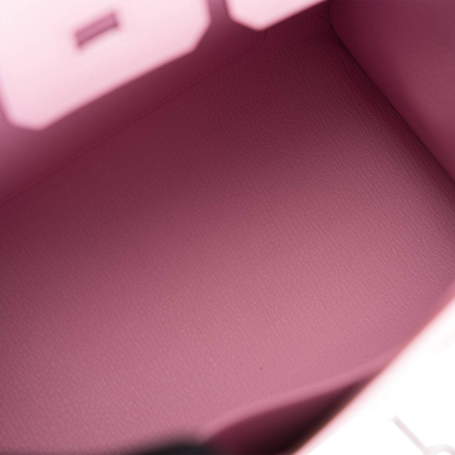 Hermes Birkin 25 Mauve Sylvestre Sellier Veau Madame Palladium Hardware - Exclusu