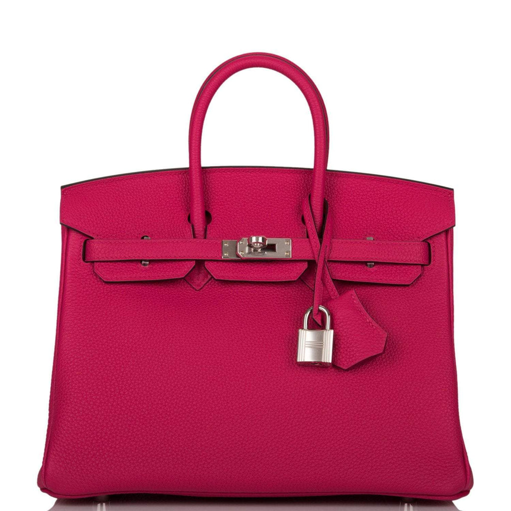 Hermes Birkin 25 Rose Mexico Togo Palladium Hardware - Exclusu