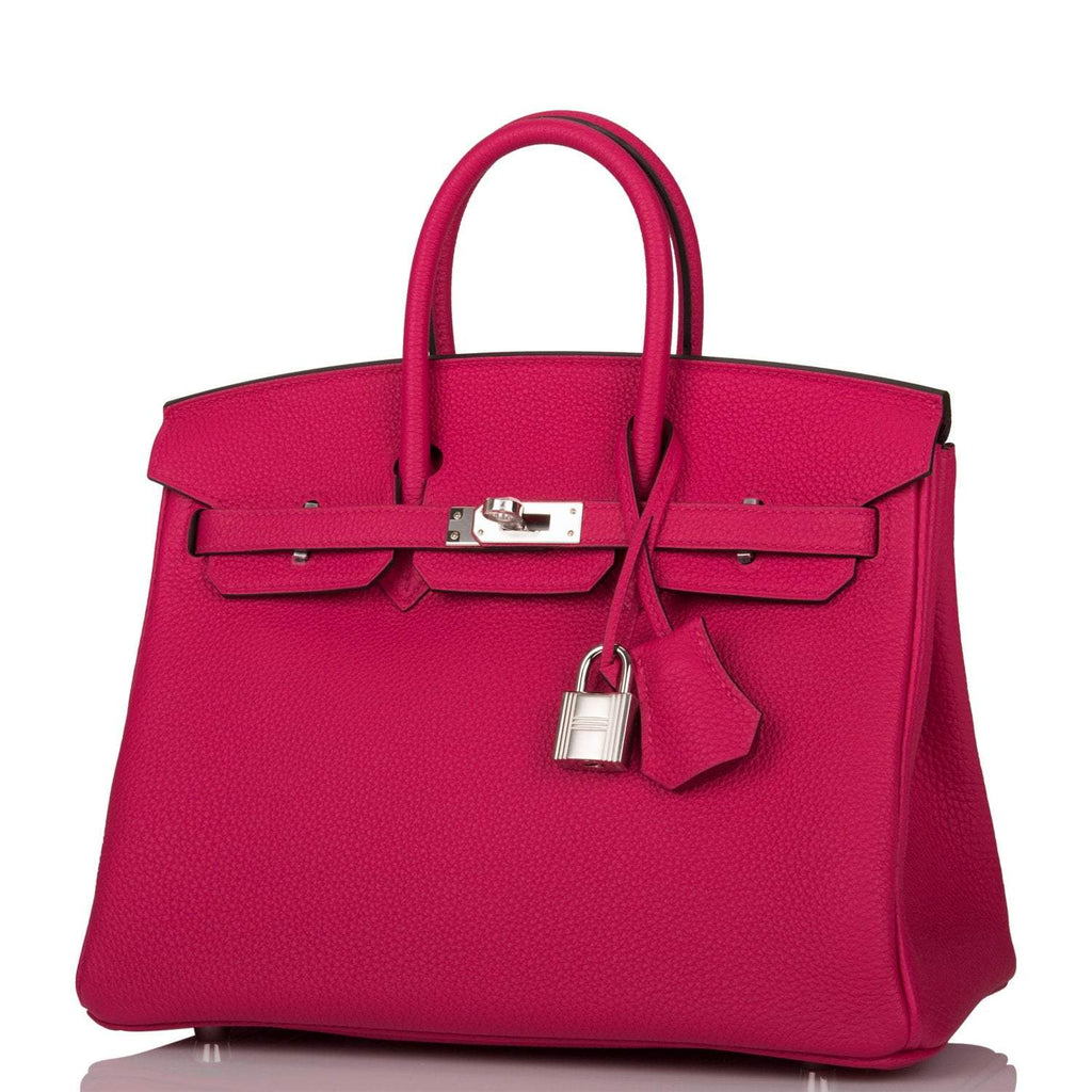 Hermes Birkin 25 Rose Mexico Togo Palladium Hardware - Exclusu