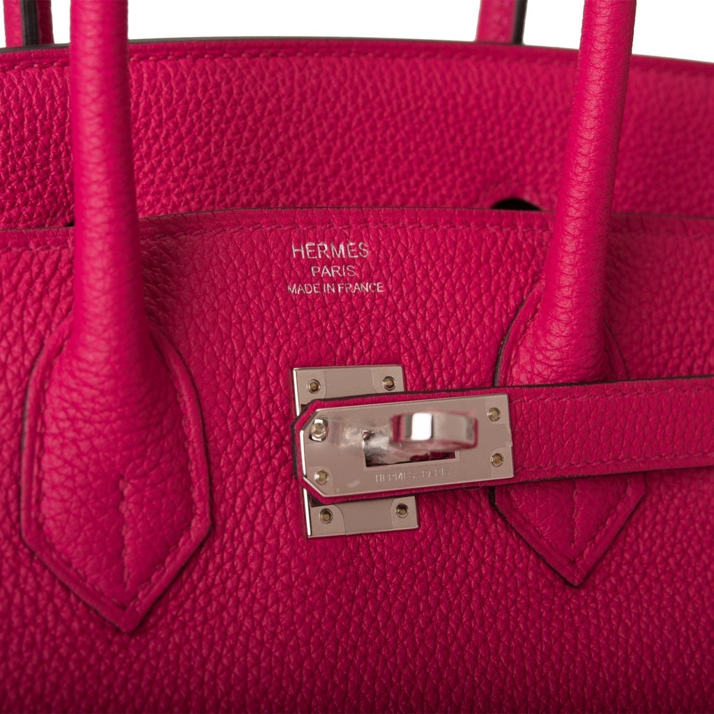 Hermes Birkin 25 Rose Mexico Togo Palladium Hardware - Exclusu