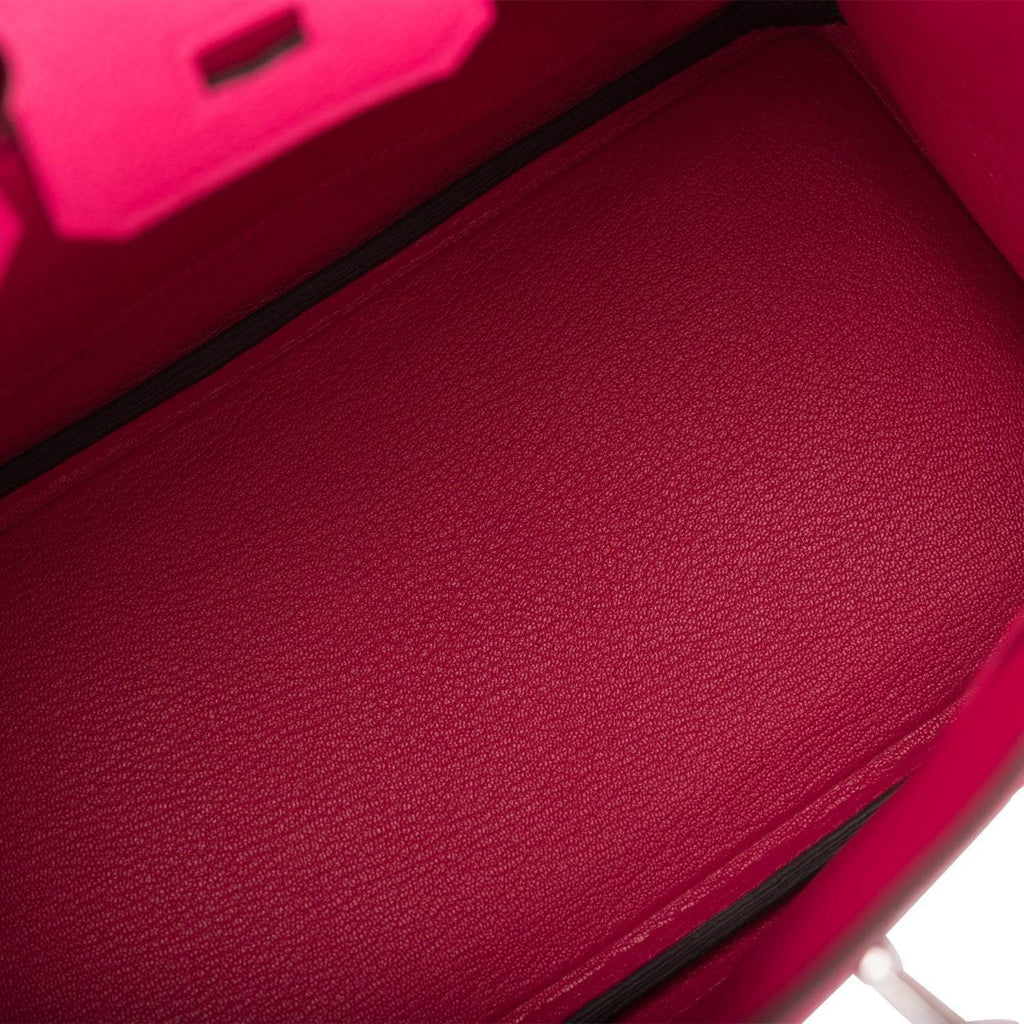 Hermes Birkin 25 Rose Mexico Togo Palladium Hardware - Exclusu