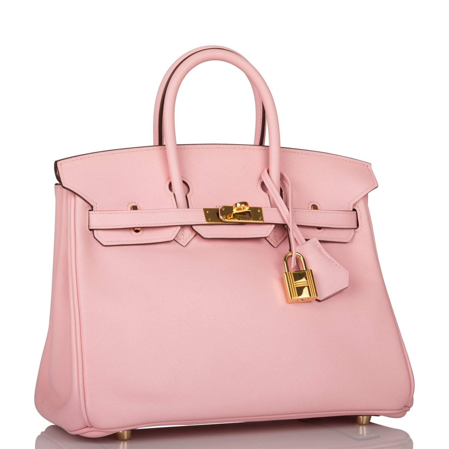 Hermes Birkin 25 Rose Sakura Swift Gold Hardware - Exclusu