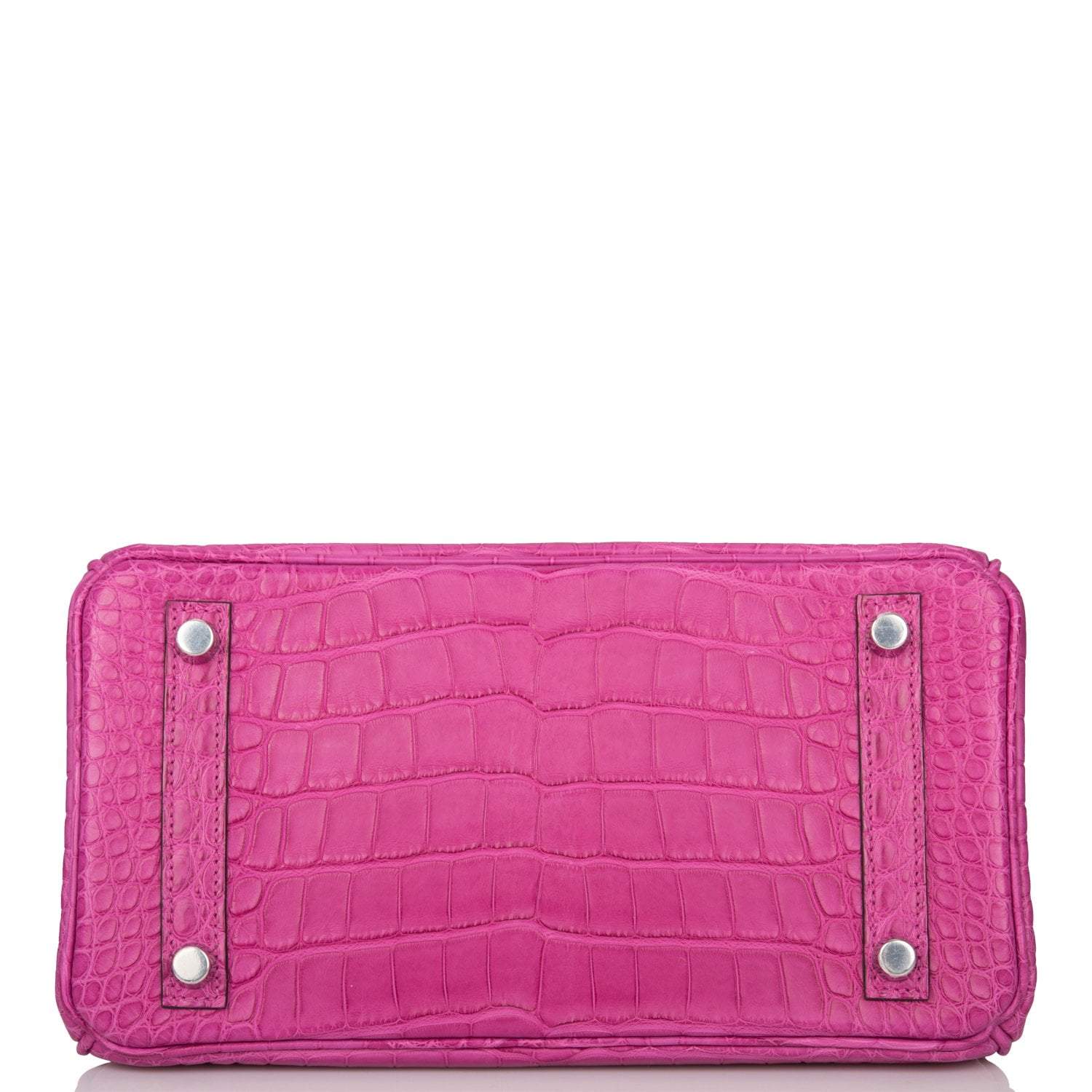 Hermes Birkin 25 Rose Scheherazade Matte Alligator Palladium Hardware - Exclusu