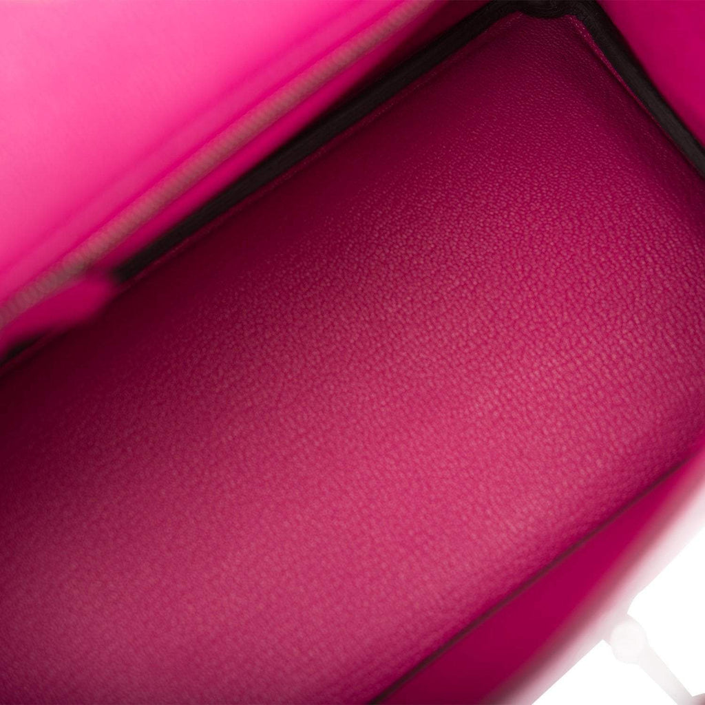 Hermes Birkin 25 Rose Scheherazade Matte Alligator Palladium Hardware - Exclusu