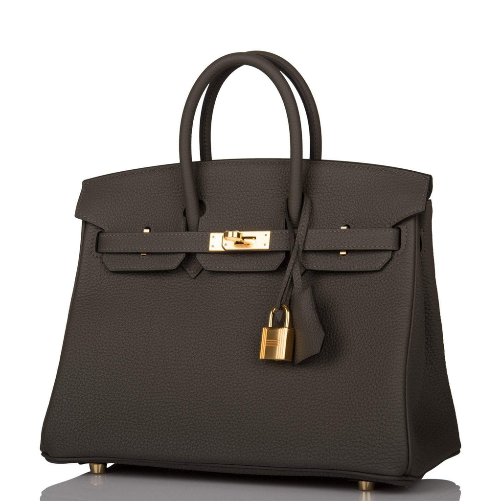 Hermes Birkin 25 Vert de Gris Togo Gold Hardware - Exclusu