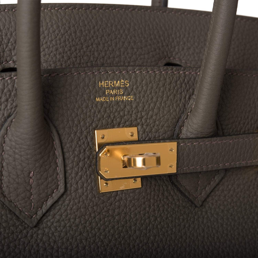 Hermes Birkin 25 Vert de Gris Togo Gold Hardware - Exclusu