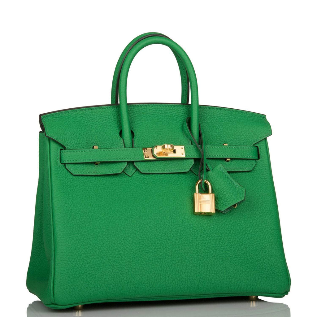 Hermes Birkin 25cm Bambou Togo Gold Hardware - Exclusu