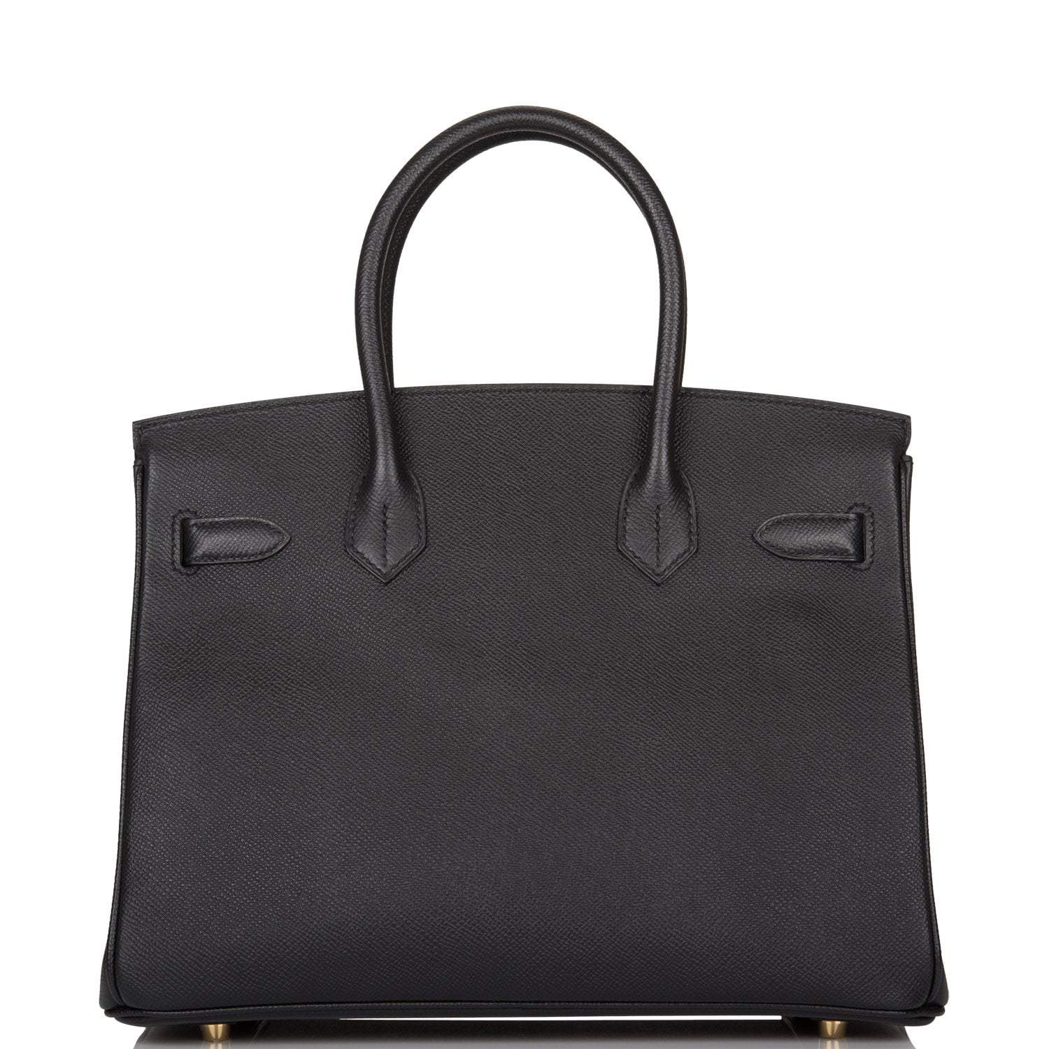Hermes Birkin 30 Black Epsom Gold Hardware - Exclusu