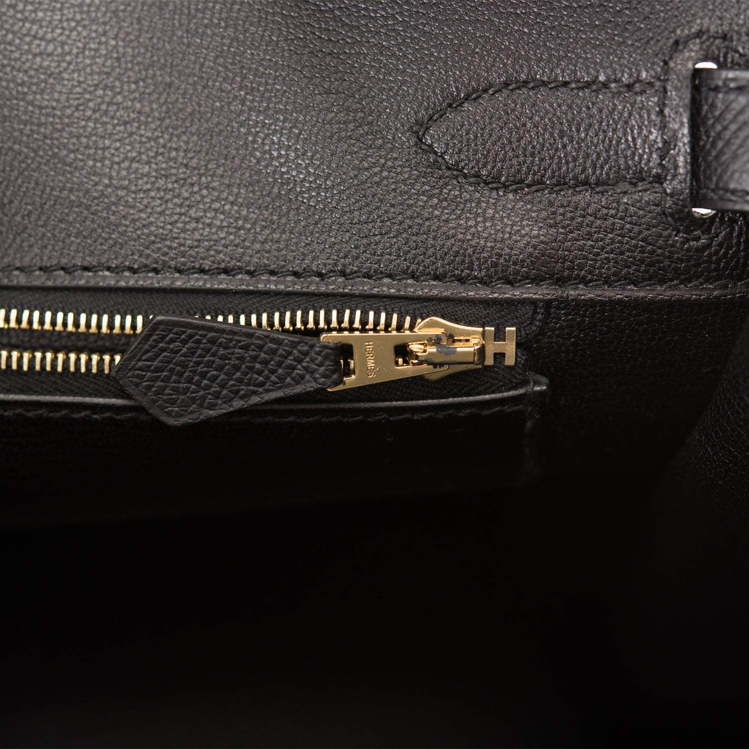 Hermes Birkin 30 Black Epsom Gold Hardware - Exclusu