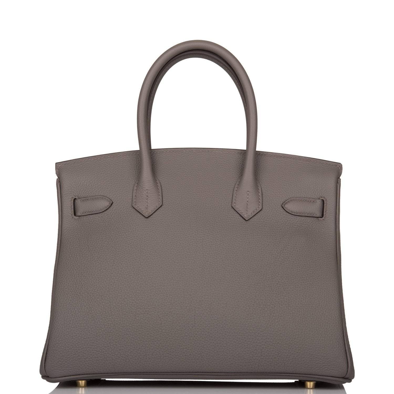 Hermes Birkin 30 Etain Togo Gold Hardware - Exclusu