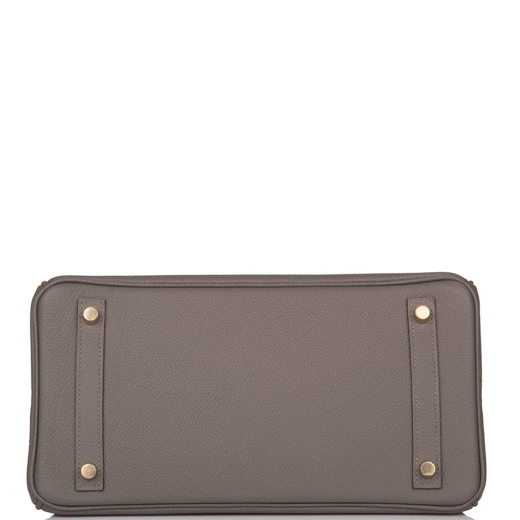 Hermes Birkin 30 Etain Togo Gold Hardware - Exclusu