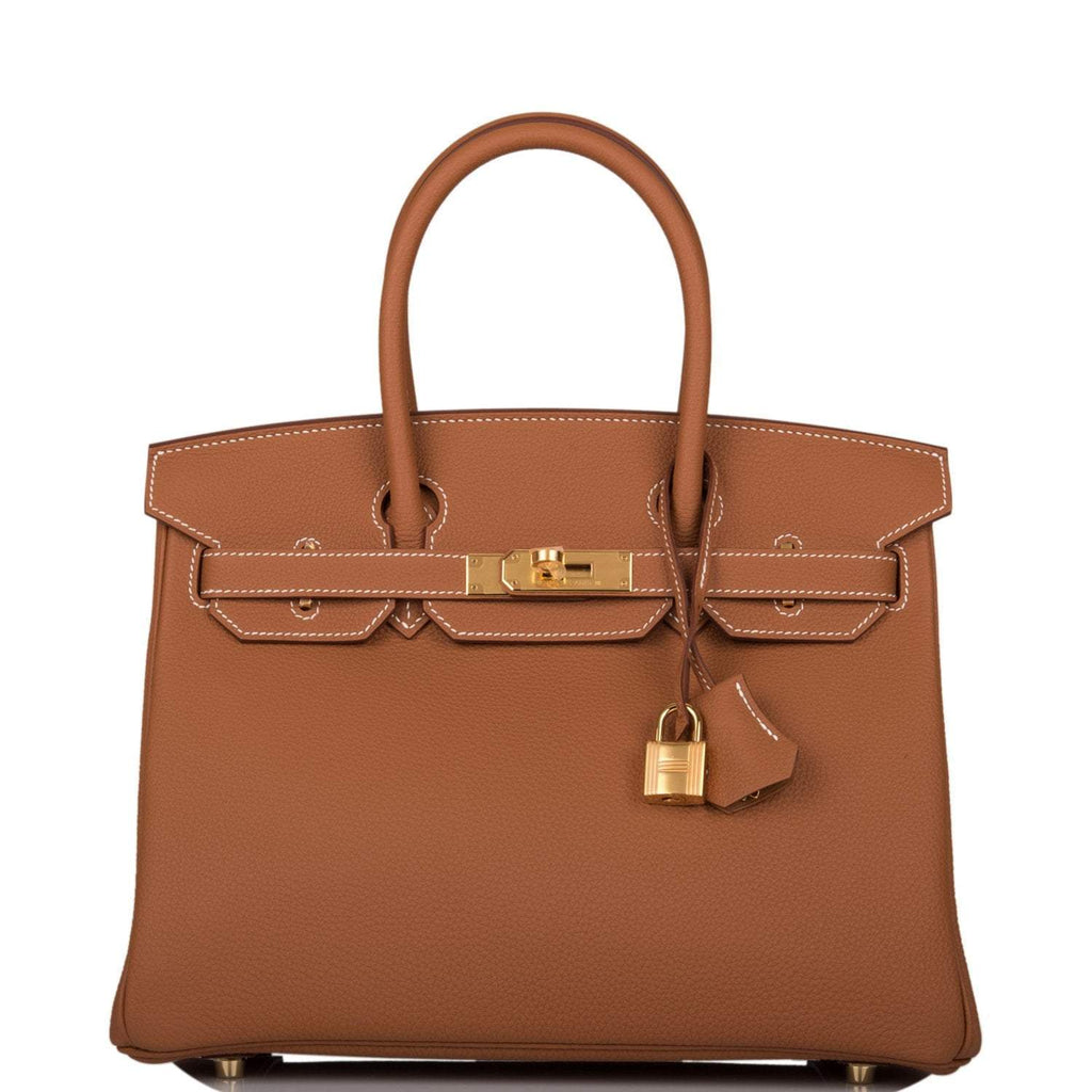 Hermes Birkin 30 Gold Togo Gold Hardware - Exclusu