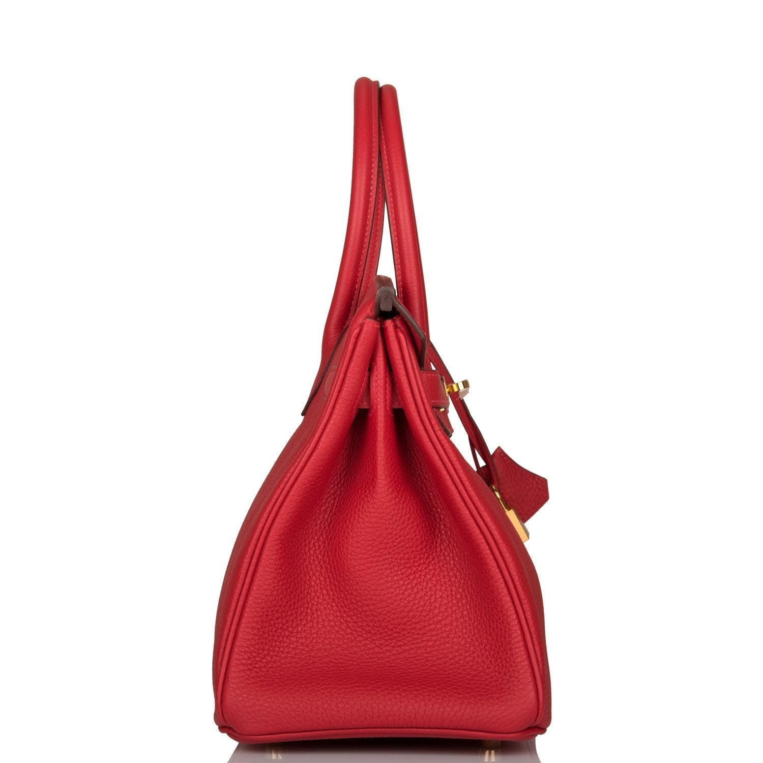 Hermes Birkin 30 Rouge Casaque Togo Gold Hardware - Exclusu