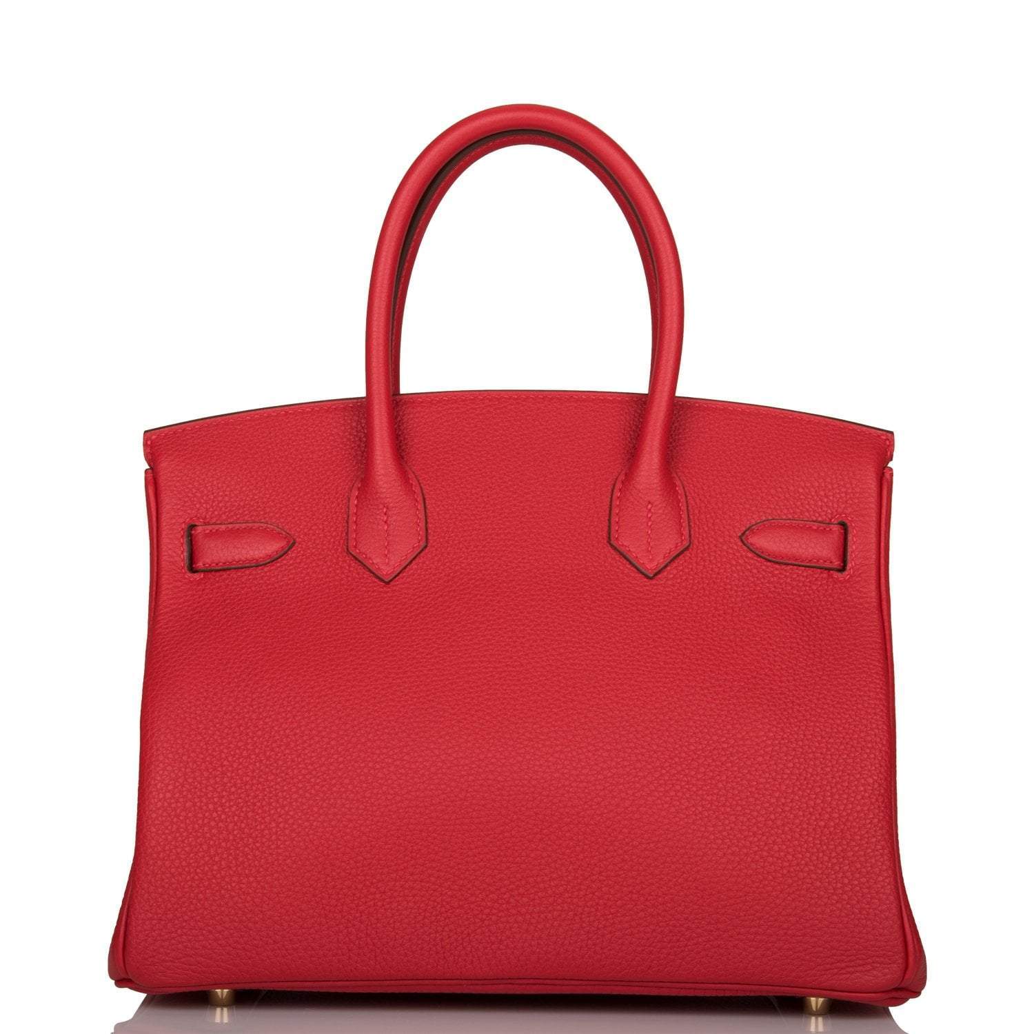 Hermes Birkin 30 Rouge Casaque Togo Gold Hardware - Exclusu