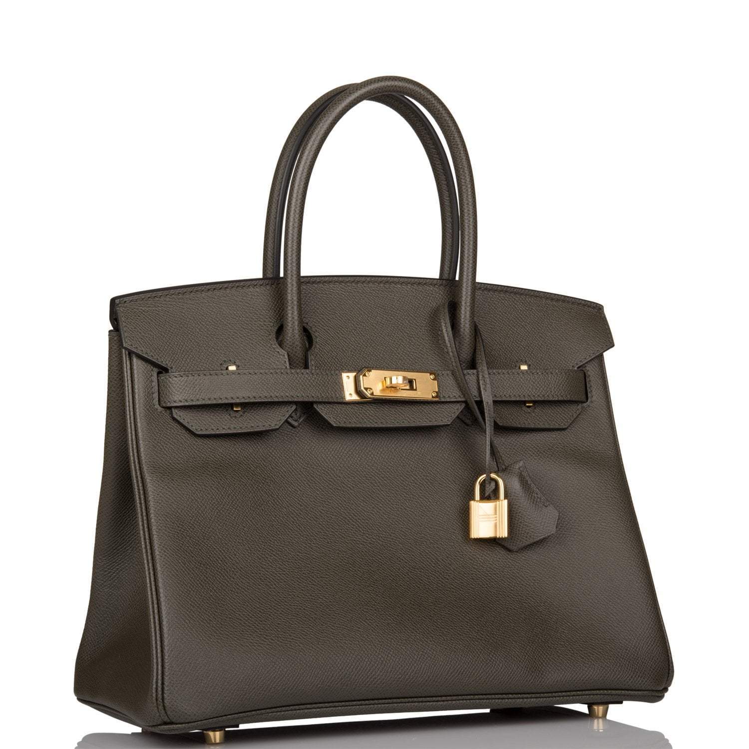 Hermes Birkin 30 Vert de Gris Epsom Gold Hardware - Exclusu