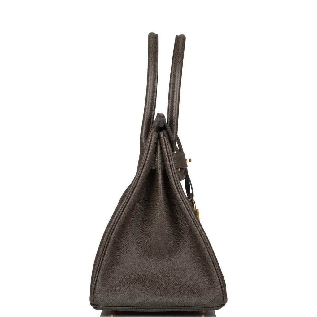 Hermes Birkin 30 Vert de Gris Epsom Gold Hardware - Exclusu