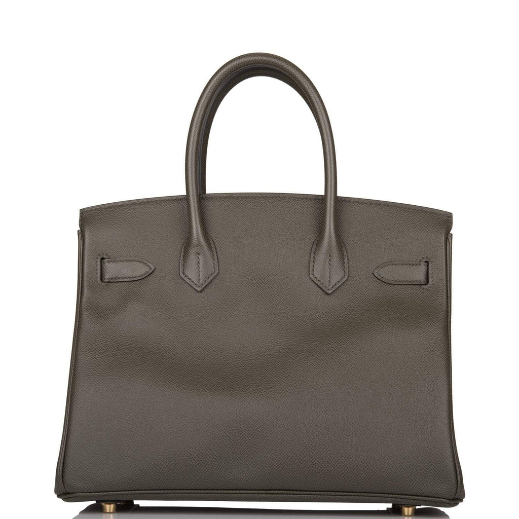 Hermes Birkin 30 Vert de Gris Epsom Gold Hardware - Exclusu