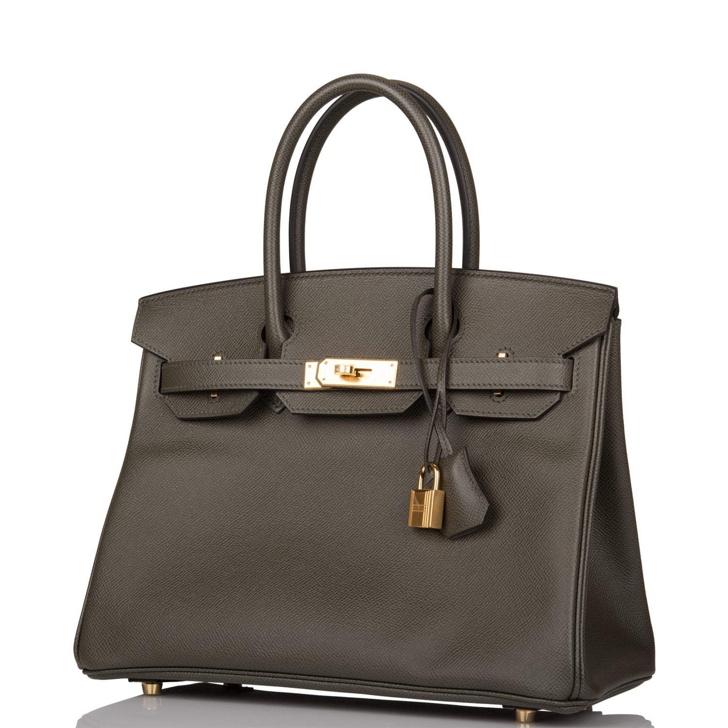 Hermes Birkin 30 Vert de Gris Epsom Gold Hardware - Exclusu
