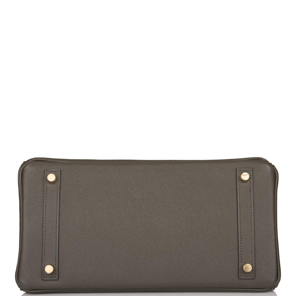 Hermes Birkin 30 Vert de Gris Epsom Gold Hardware - Exclusu