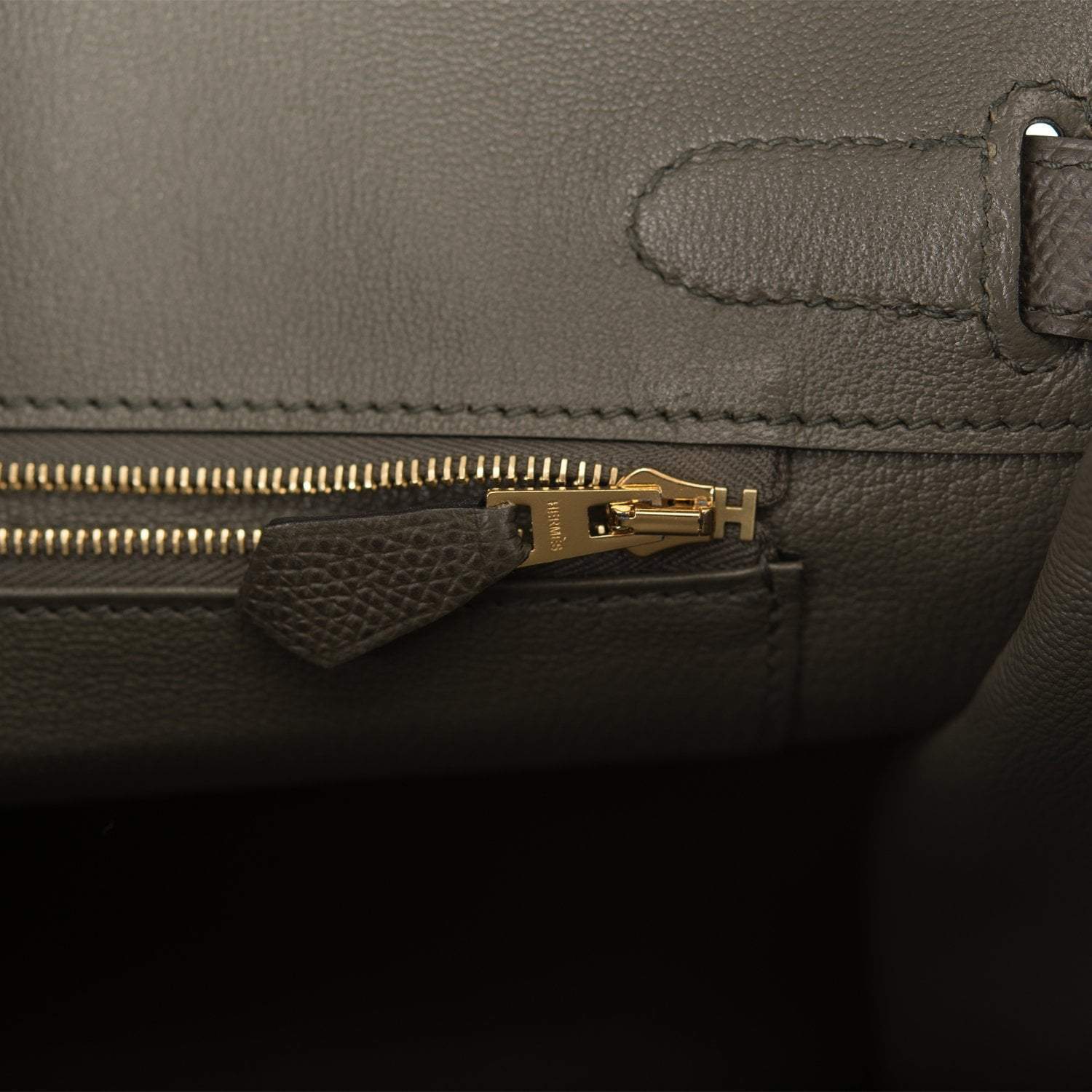 Hermes Birkin 30 Vert de Gris Epsom Gold Hardware - Exclusu