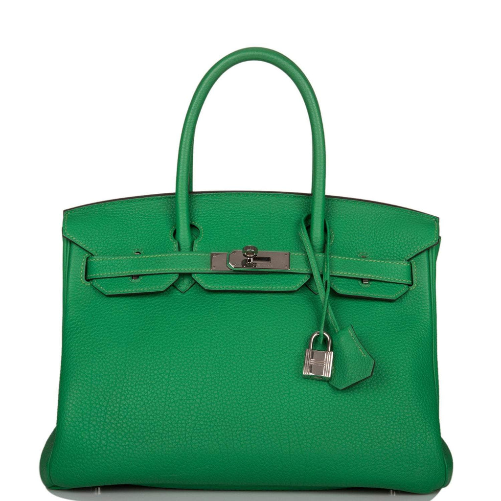 Hermes Birkin 30cm Bambou Togo Palladium Hardware - Exclusu