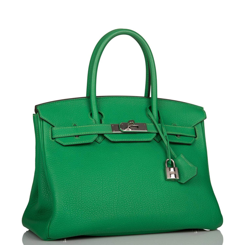 Hermes Birkin 30cm Bambou Togo Palladium Hardware - Exclusu