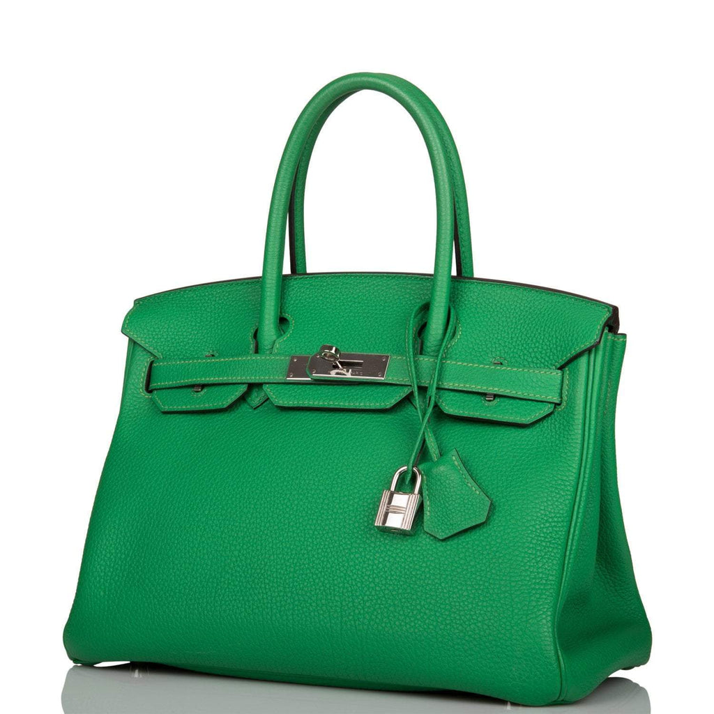 Hermes Birkin 30cm Bambou Togo Palladium Hardware - Exclusu