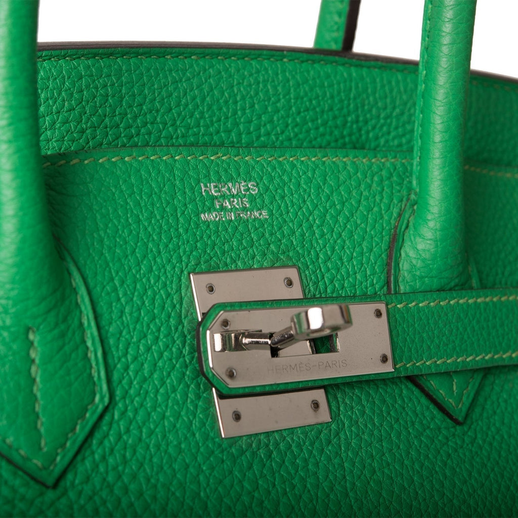 Hermes Birkin 30cm Bambou Togo Palladium Hardware - Exclusu