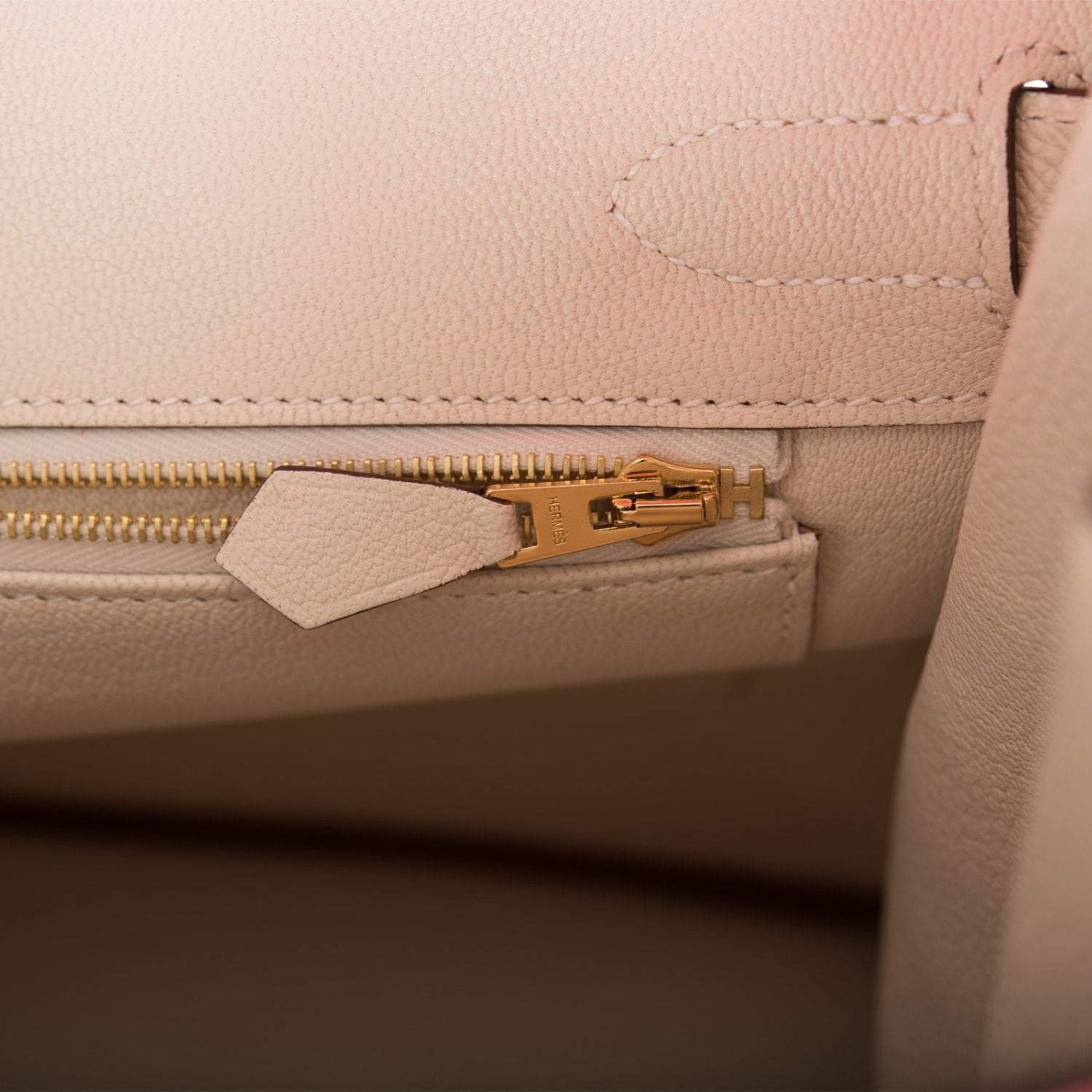 Hermes Birkin 30cm Bi-Color Craie and Rose Azalee Epsom Brushed Gold Hardware - Exclusu