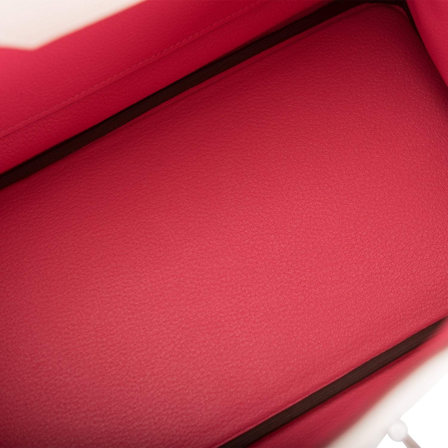 Hermes Birkin 30cm Bi-Color Craie and Rose Lipstick Clemence  Palladium Hardware - Exclusu