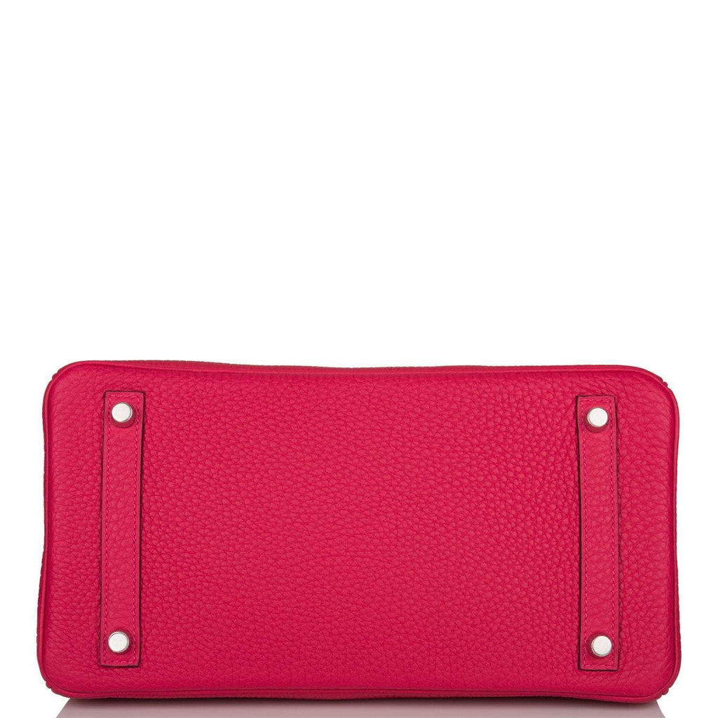 Hermes Birkin 30cm Framboise Togo Palladium Hardware - Exclusu