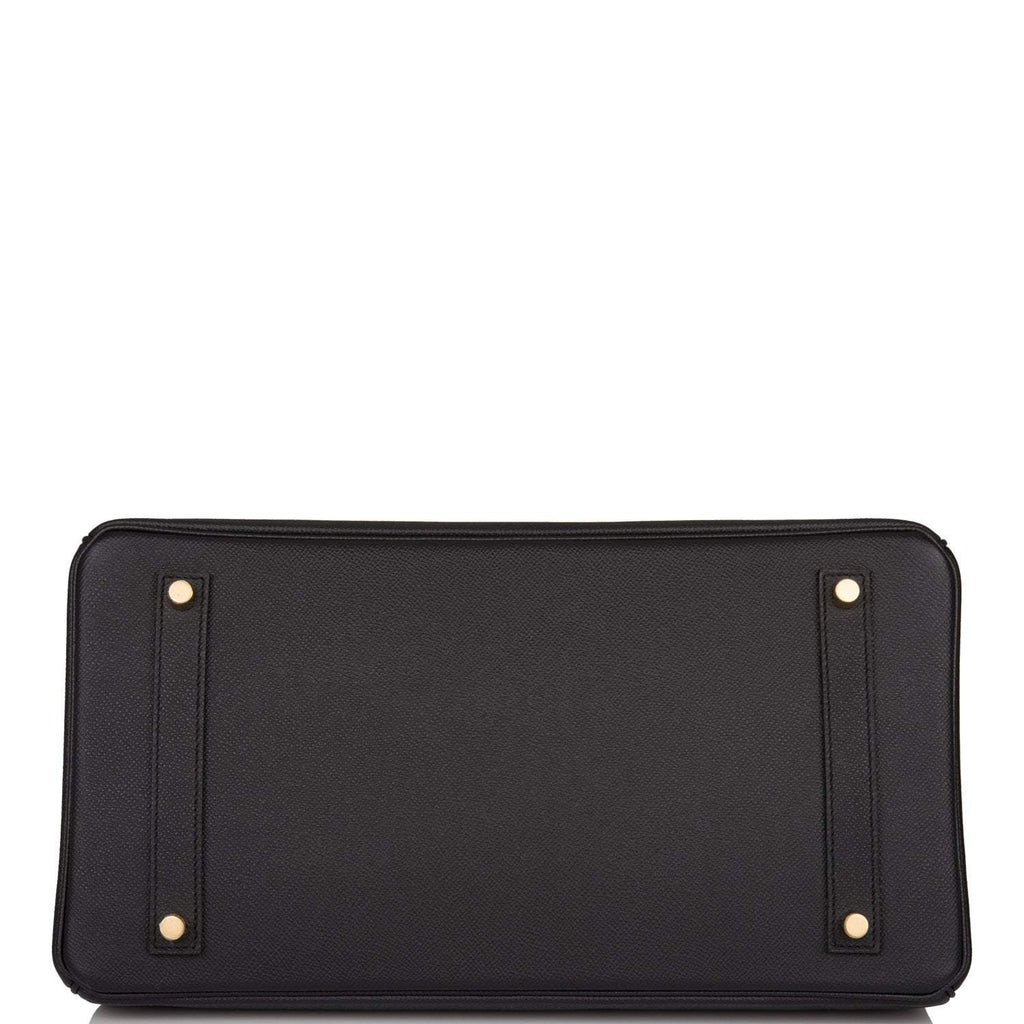Hermes Birkin 35 Black Epsom Gold Hardware - Exclusu