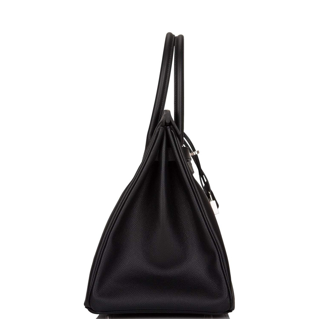 Hermes Birkin 35 Black Epsom Palladium Hardware - Exclusu