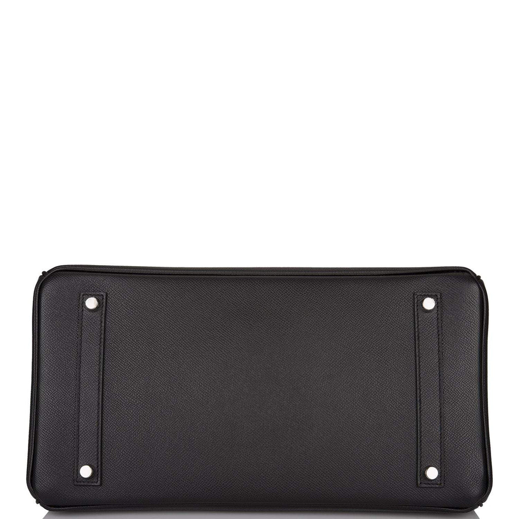 Hermes Birkin 35 Black Epsom Palladium Hardware - Exclusu