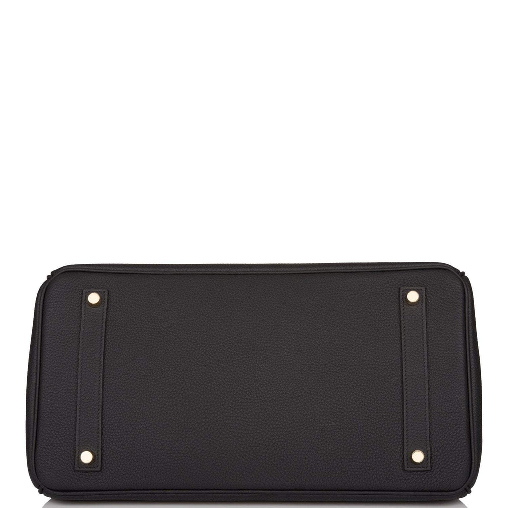 Hermes Birkin 35 Black Togo Gold Hardware - Exclusu