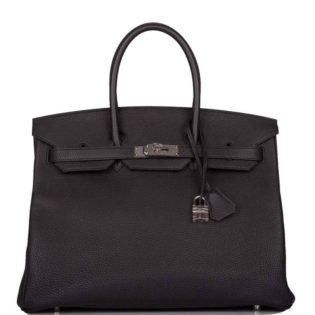 Hermes Birkin 35 Black Togo Palladium Hardware - Exclusu