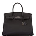 Hermes Birkin 35 Black Togo Palladium Hardware - Exclusu