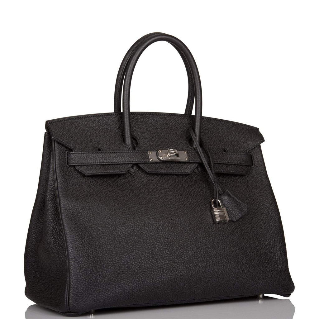 Hermes Birkin 35 Black Togo Palladium Hardware - Exclusu