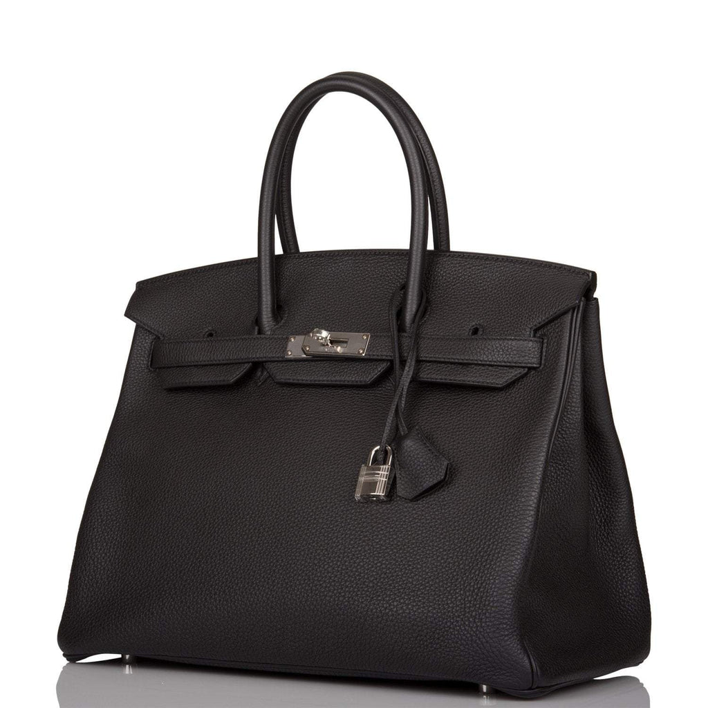 Hermes Birkin 35 Black Togo Palladium Hardware - Exclusu