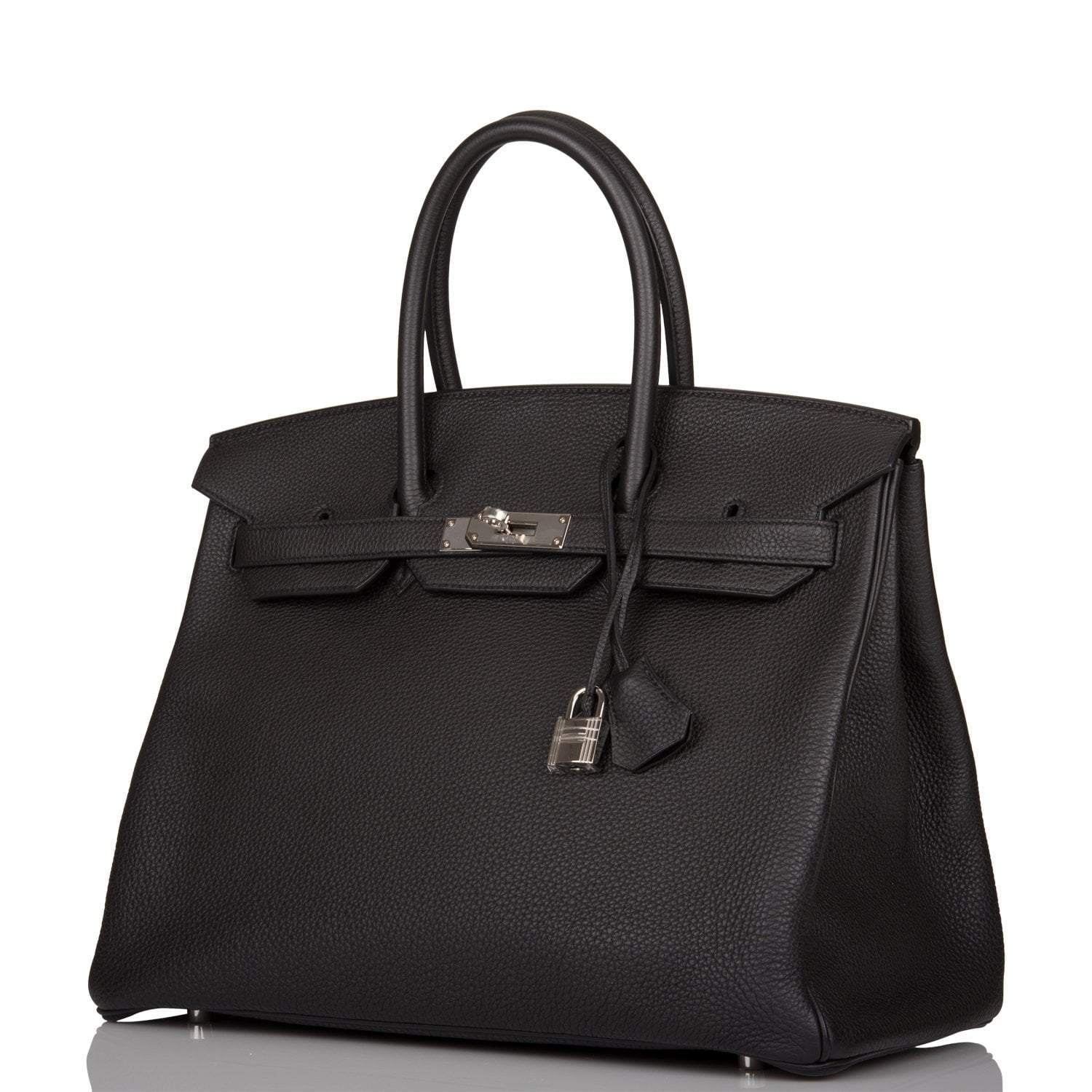 Hermes Birkin 35 Black Togo Palladium Hardware - Exclusu