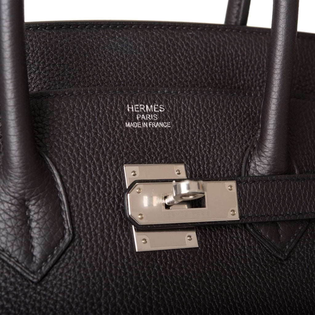 Hermes Birkin 35 Black Togo Palladium Hardware - Exclusu