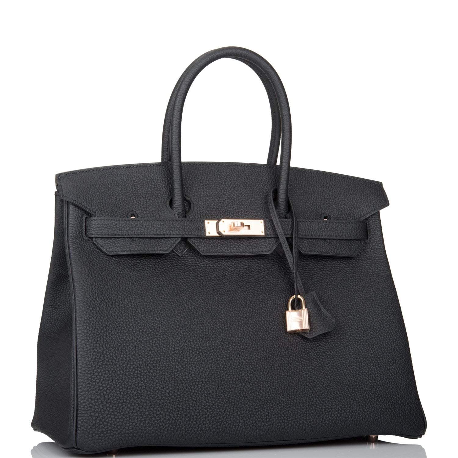 Hermes Birkin 35 Black Togo Rose Gold Hardware - Exclusu