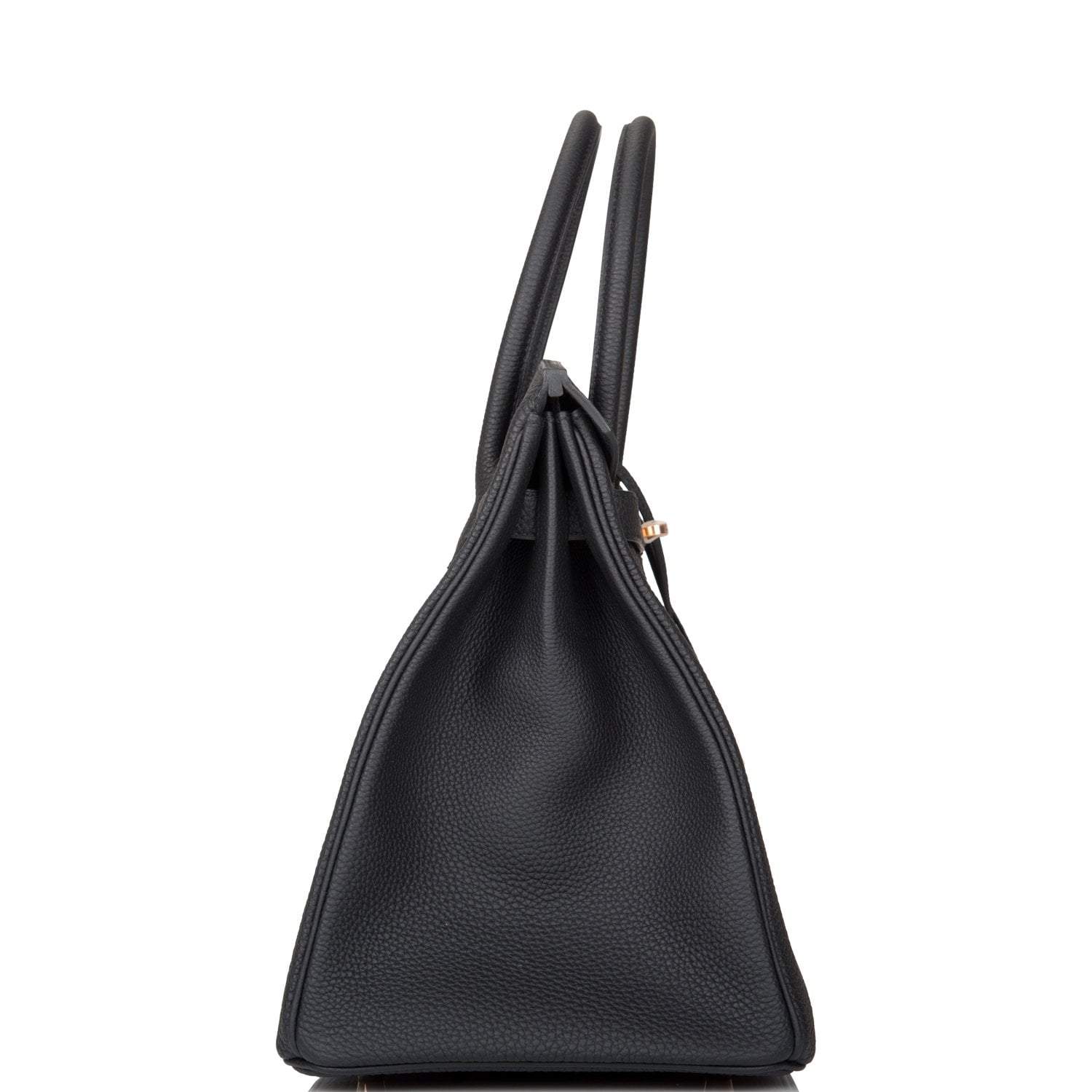 Hermes Birkin 35 Black Togo Rose Gold Hardware - Exclusu