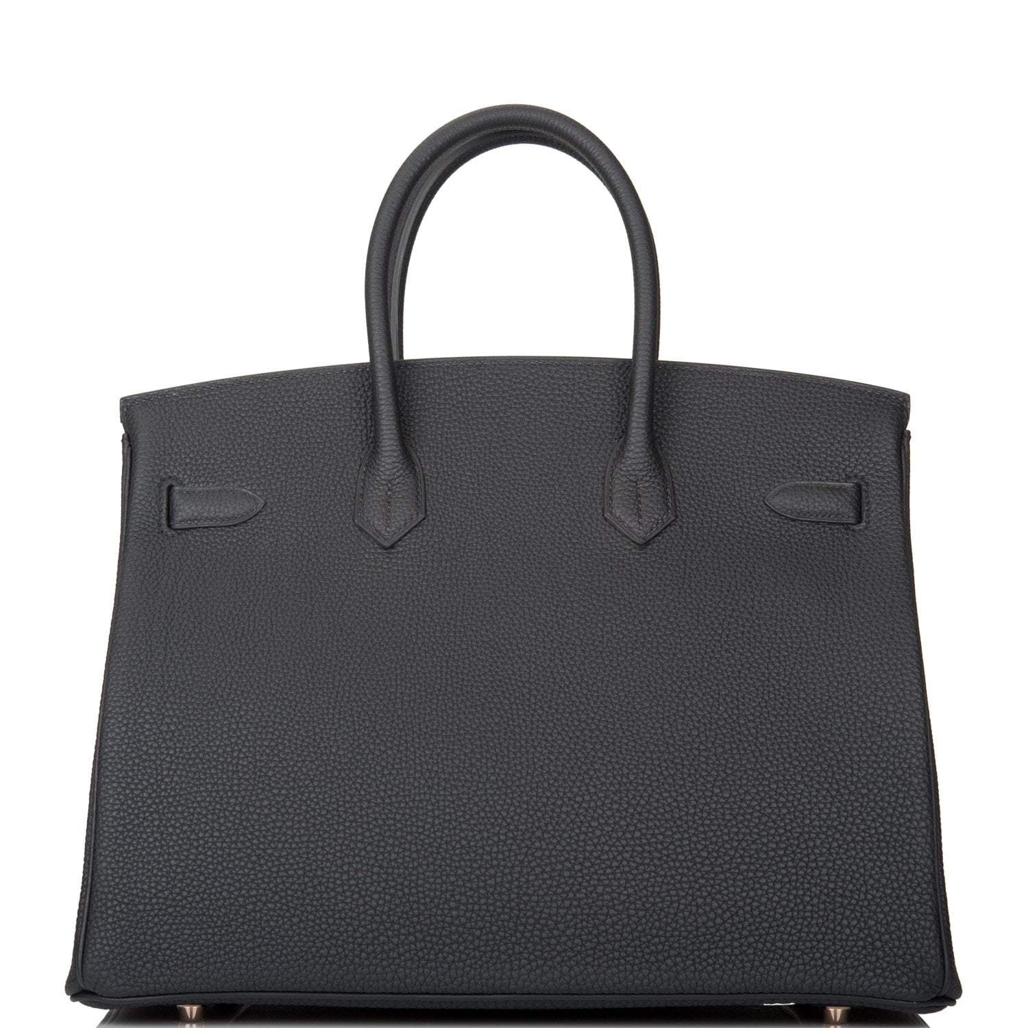 Hermes Birkin 35 Black Togo Rose Gold Hardware - Exclusu
