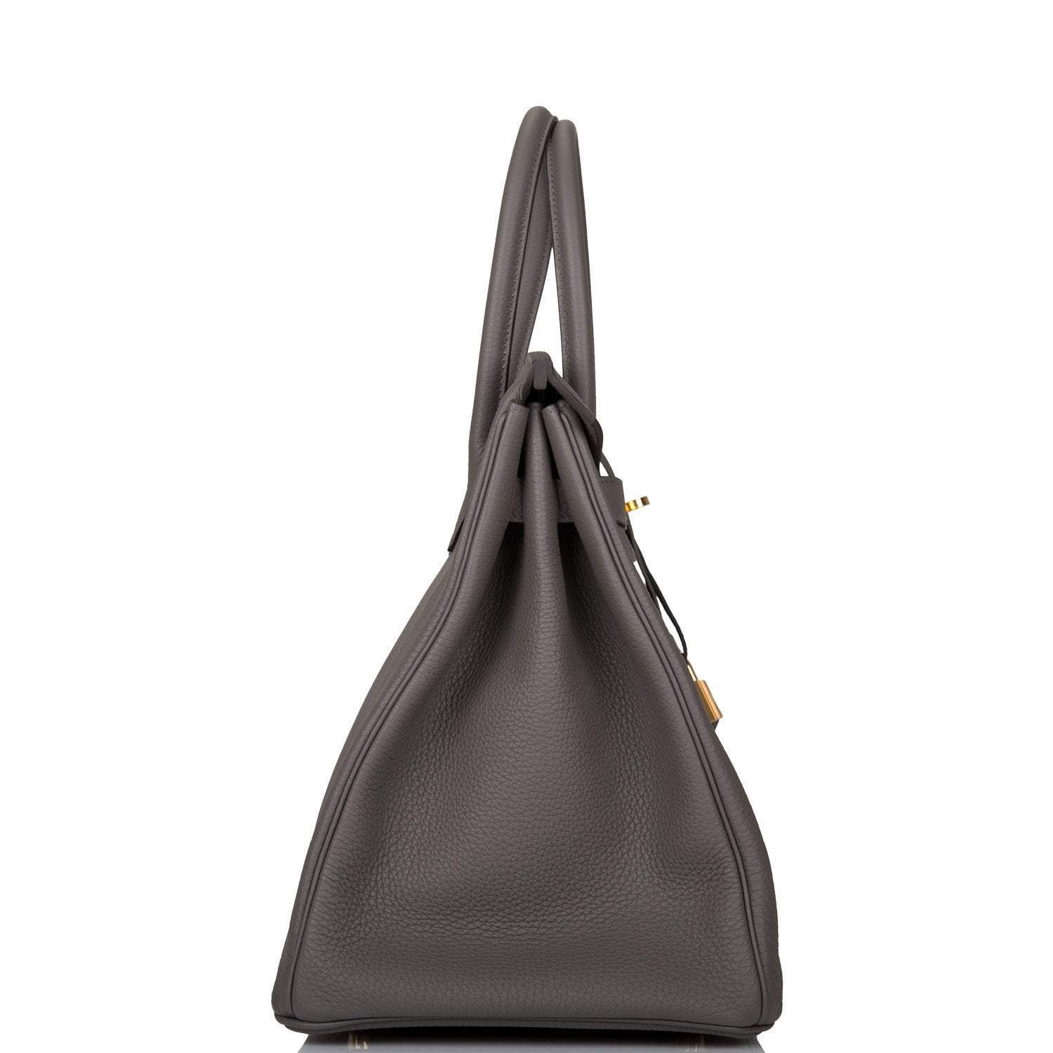 Hermes Birkin 35 Etain Togo Gold Hardware - Exclusu