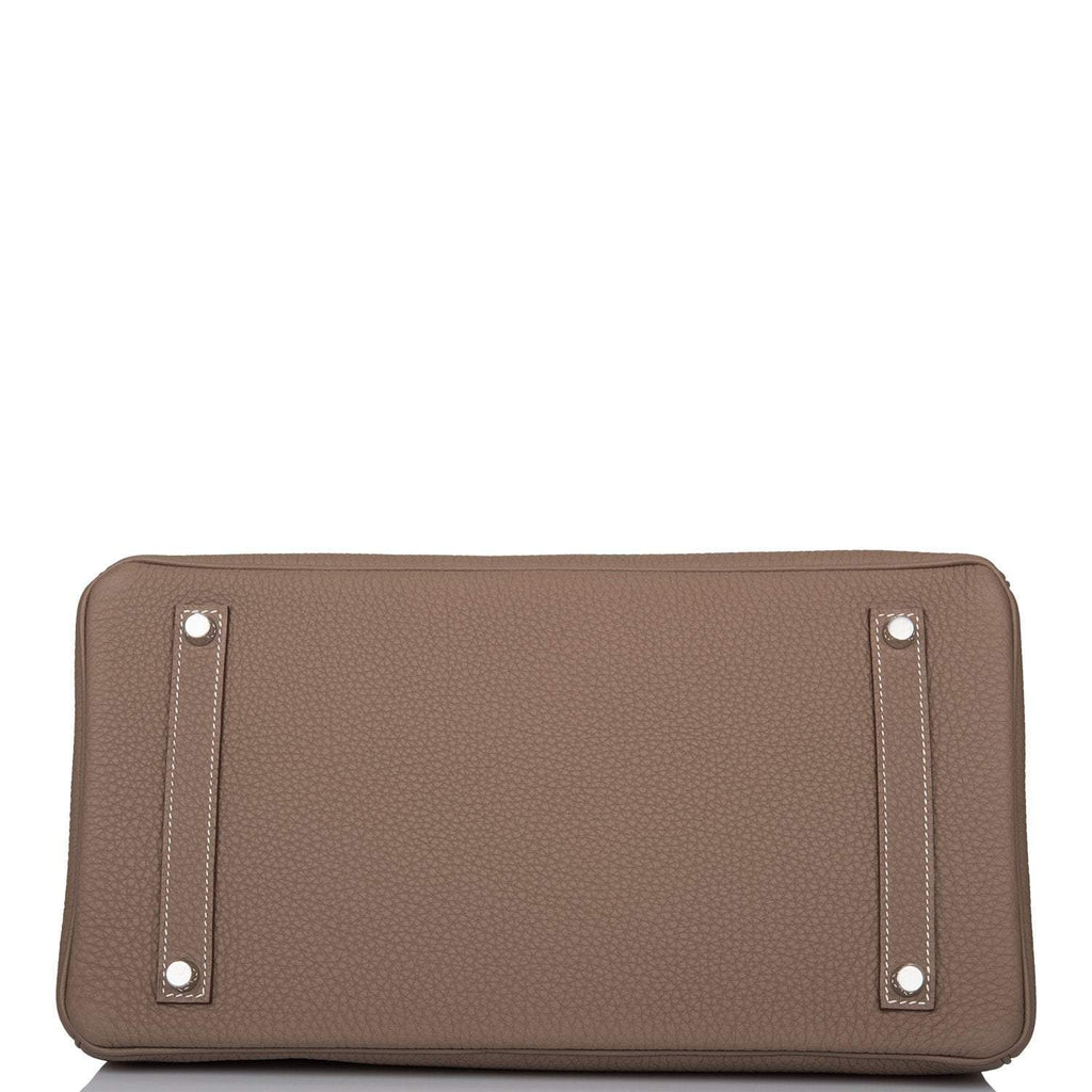 Hermes Birkin 35 Etoupe Togo Palladium Hardware - Exclusu