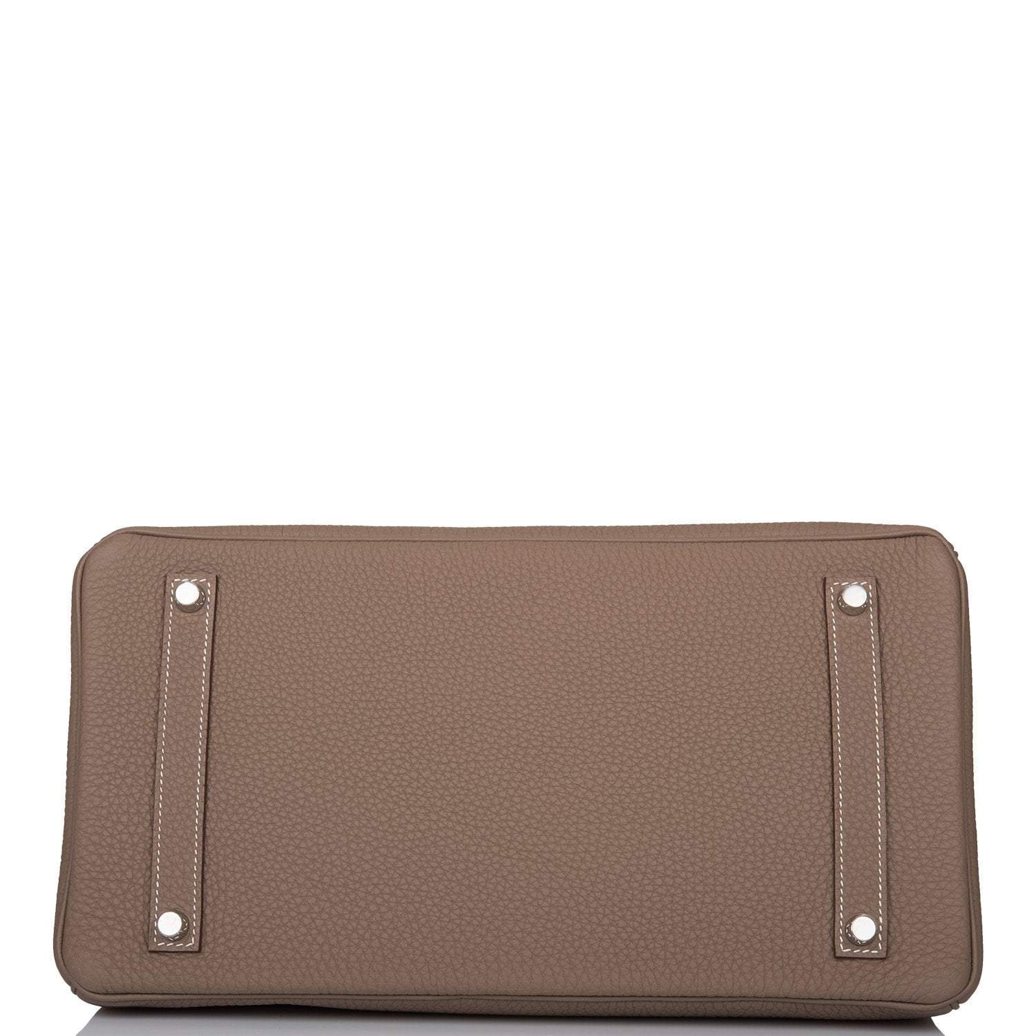 Hermes Birkin 35 Etoupe Togo Palladium Hardware - Exclusu