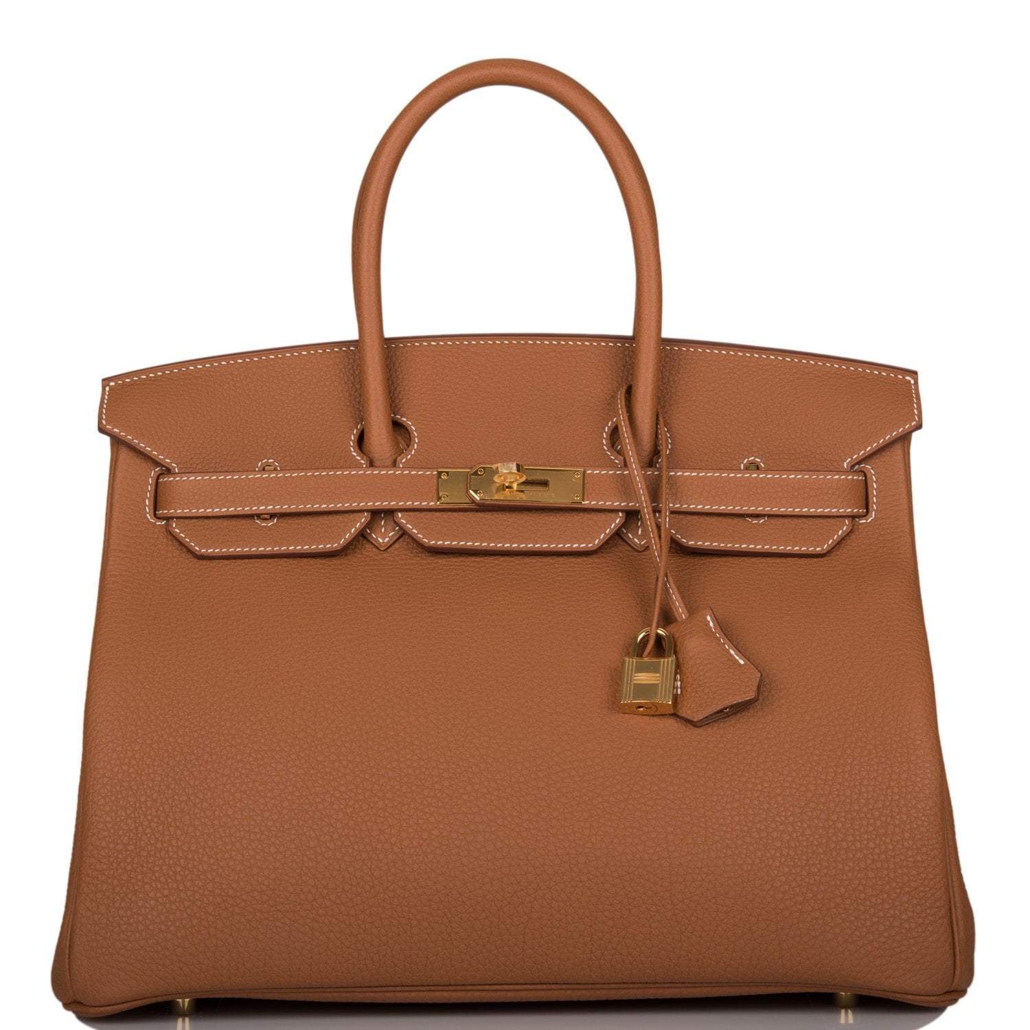 Hermes Birkin 35 Gold Togo Gold Hardware - Exclusu