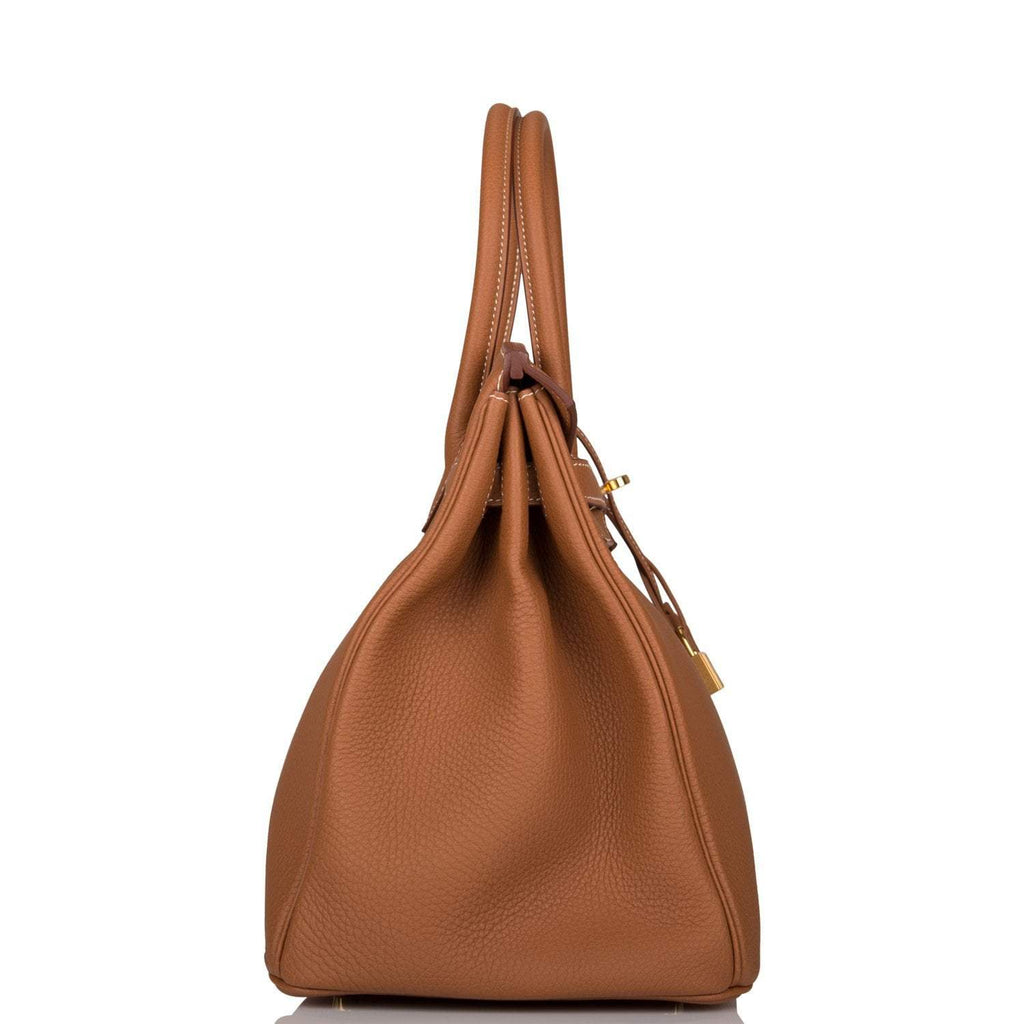 Hermes Birkin 35 Gold Togo Gold Hardware - Exclusu