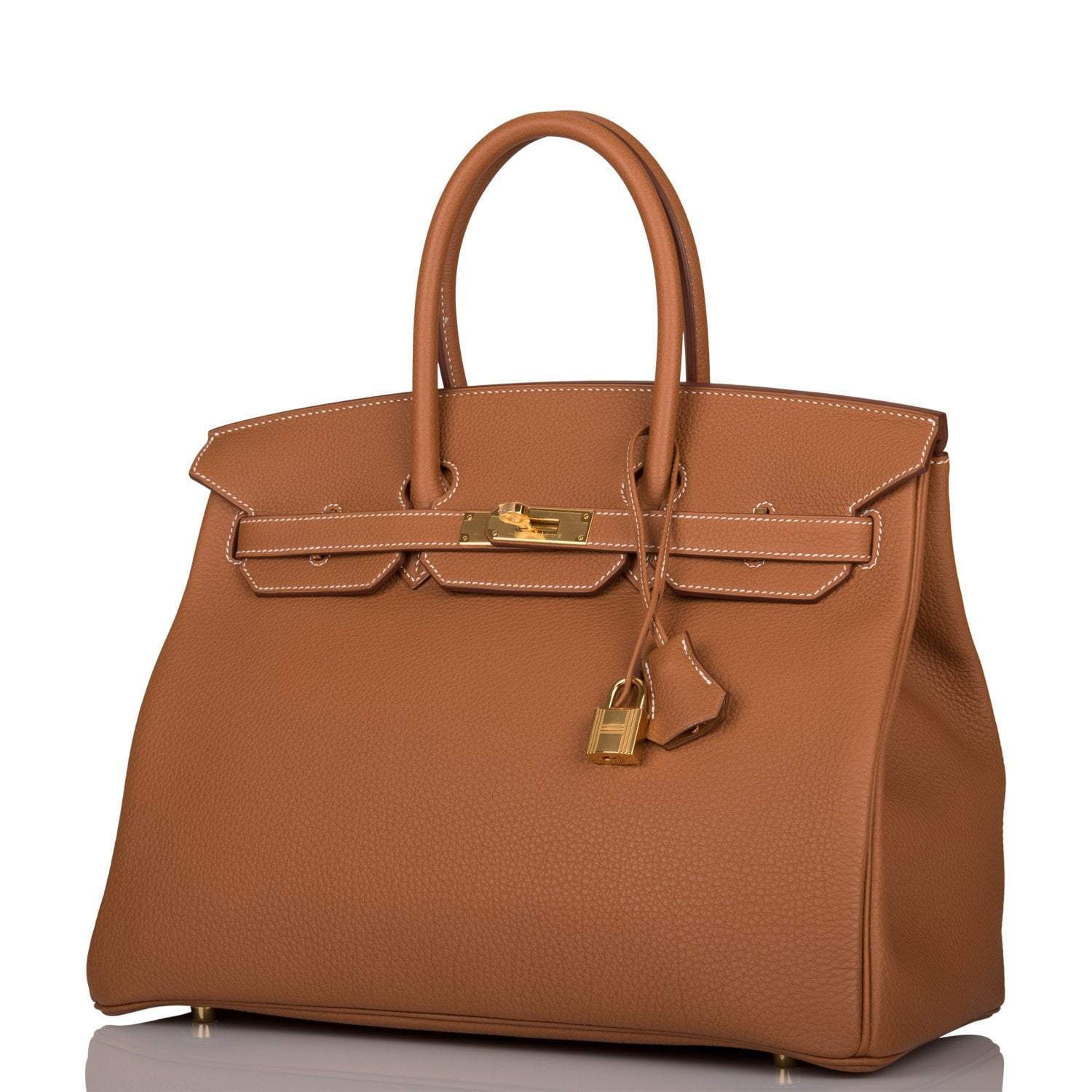 Hermes Birkin 35 Gold Togo Gold Hardware - Exclusu